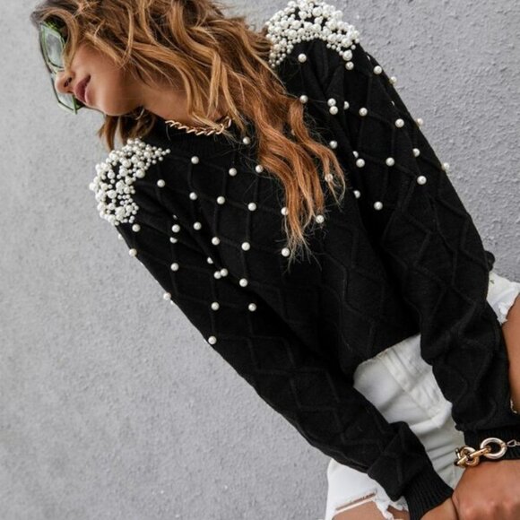 Pearl button detail sweater - Picture 2 of 6